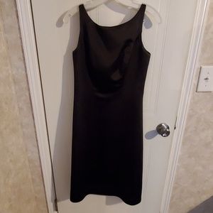 Black David's Bridal dress